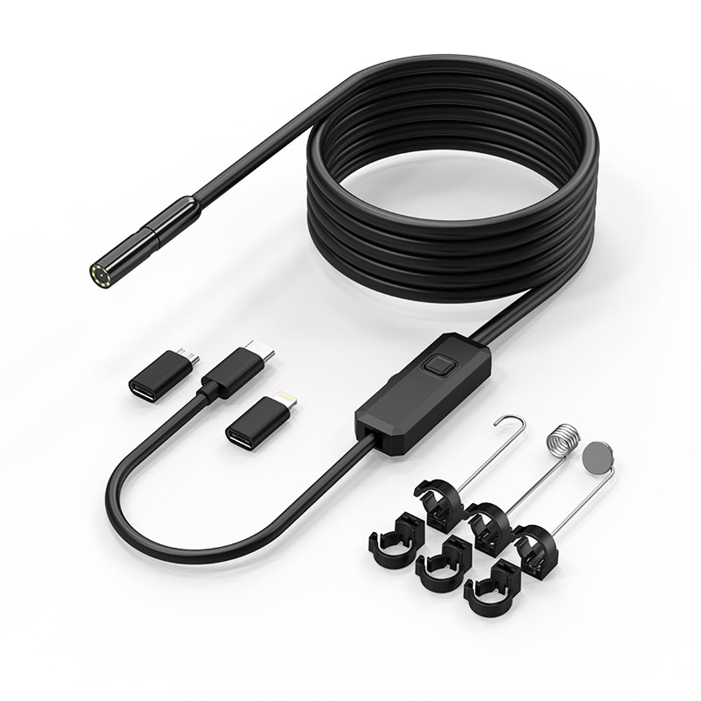 8mm WiFi Industrial Lens Endoscope Inspection Camera Borescope