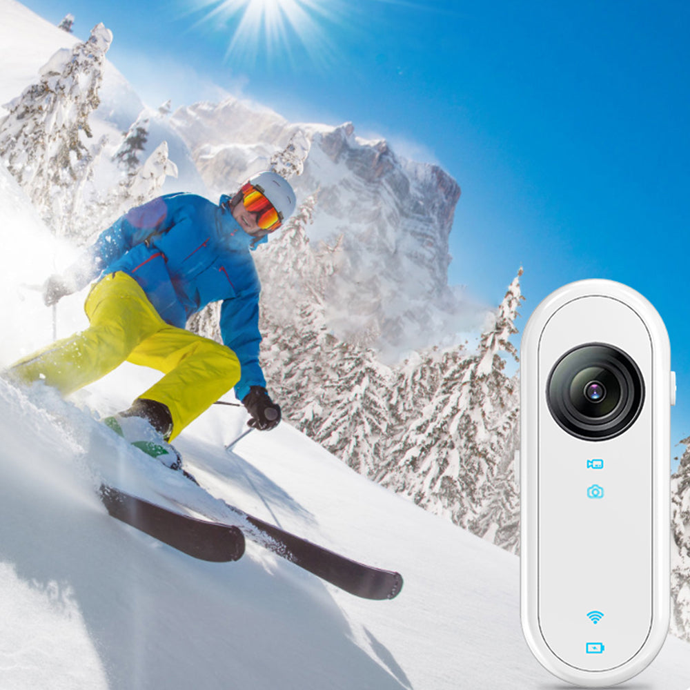 HD 1080P Mini Sports Camera with APP Wearable Action Video Recorder for Outdoor Sports Vlogging