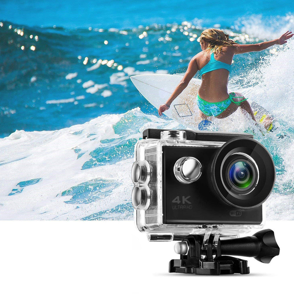 WIFI 4K HD Waterproof Action Camera 30-Meter Underwater Sports Camera