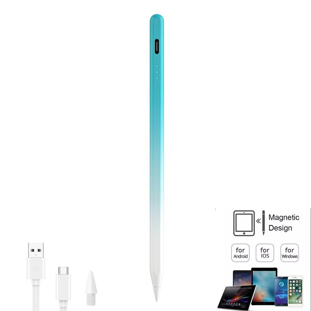 Universal Capacitive Stylus Pen with Magnetic Attachment Compatible with Phones iPad Android Tablet Green