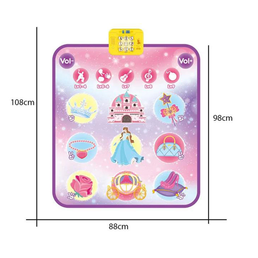Kids Dance Mat Toy Musical Dance Mat Adjustable Volume Dance Pad
