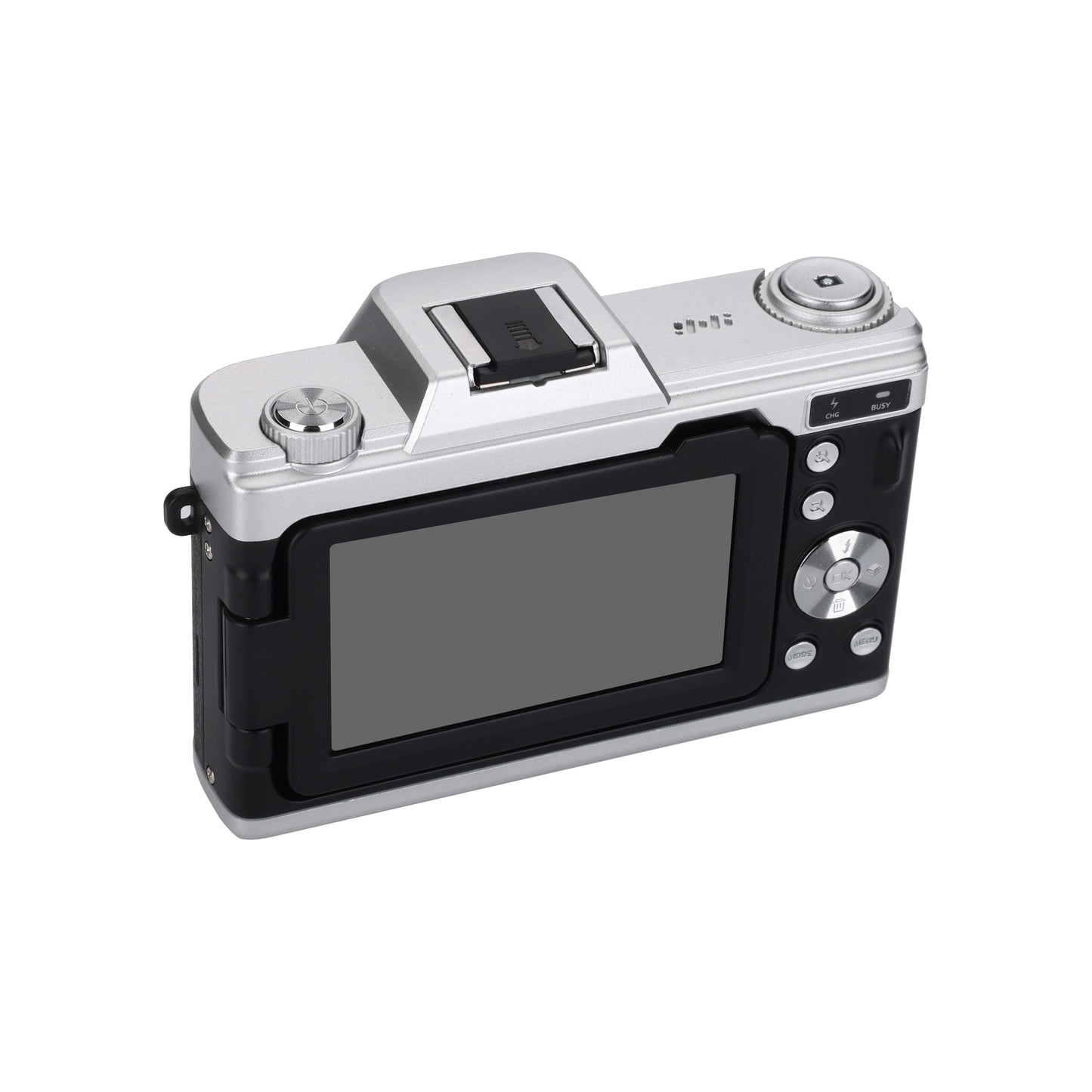 4K Ultra HD Digital Camera with 68MP with 180 Degree Flip Screen Black