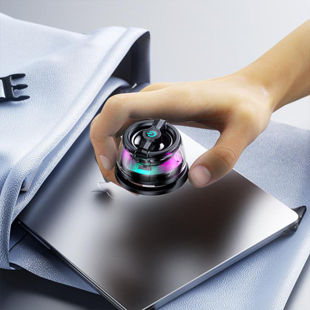 Mini Multifunctional Bluetooth Speaker Magnetic Stand Bluetooth Speaker Audio Black