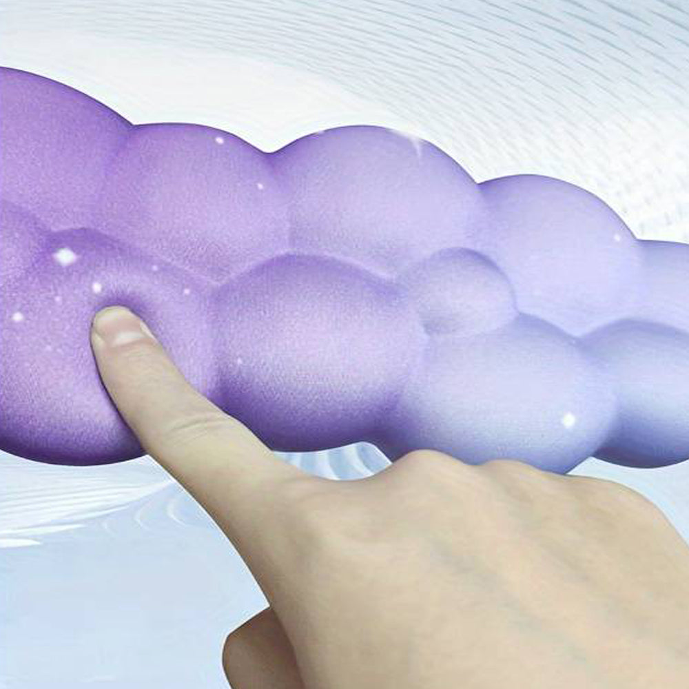 Ergonomic Gradient Cloud Keyboard Mouse Wrist Rest Wrist Support for Computer Users Purple