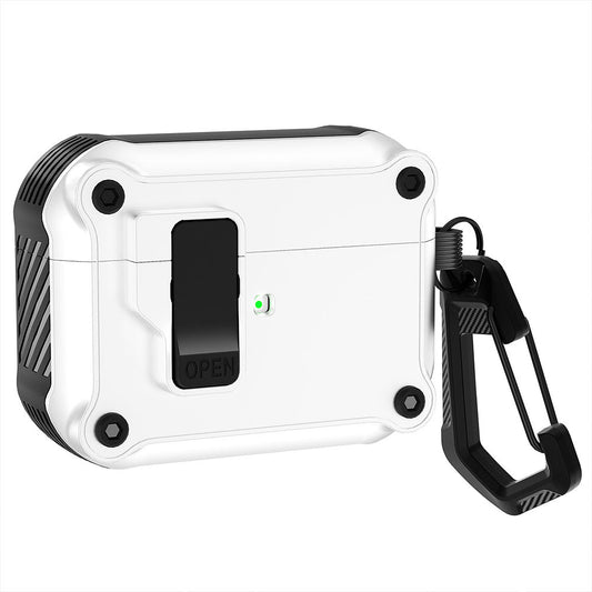 AirPods 4 Portable Case MagSafe Wireless Drop Protection Magnetic Lid White