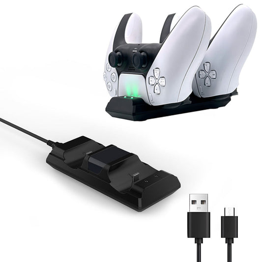 Replacement Controller Charger DualSense Charging Station for PS5 Black
