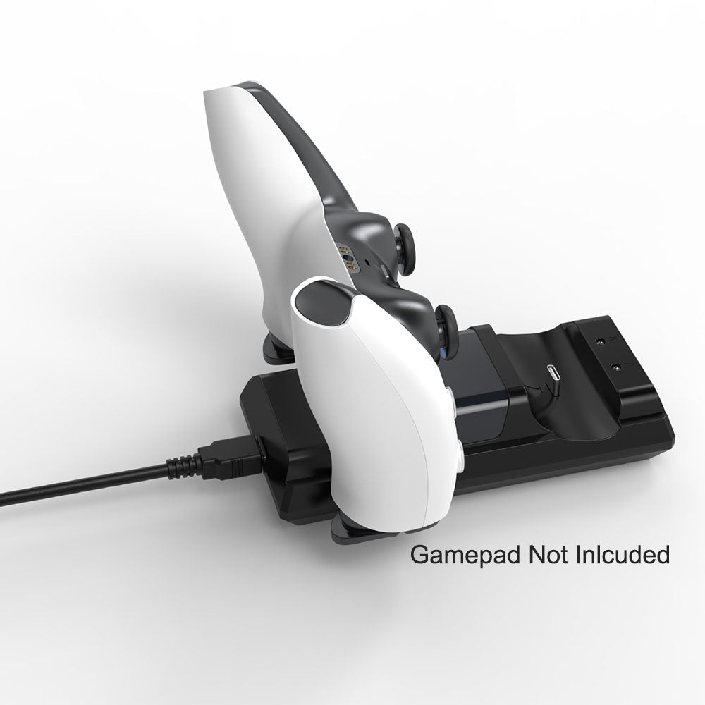 Replacement Controller Charger DualSense Charging Station for PS5 Black
