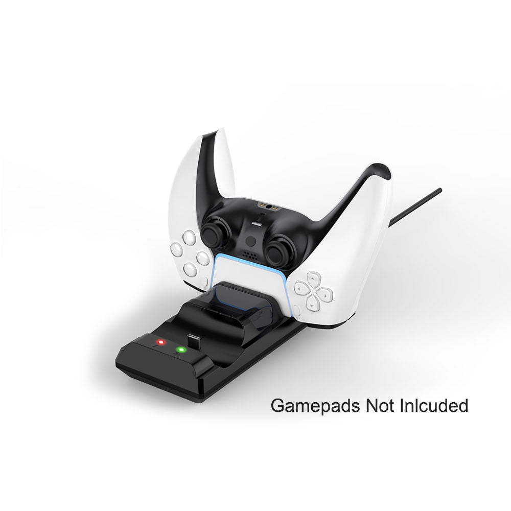 Replacement Controller Charger DualSense Charging Station for PS5 Black