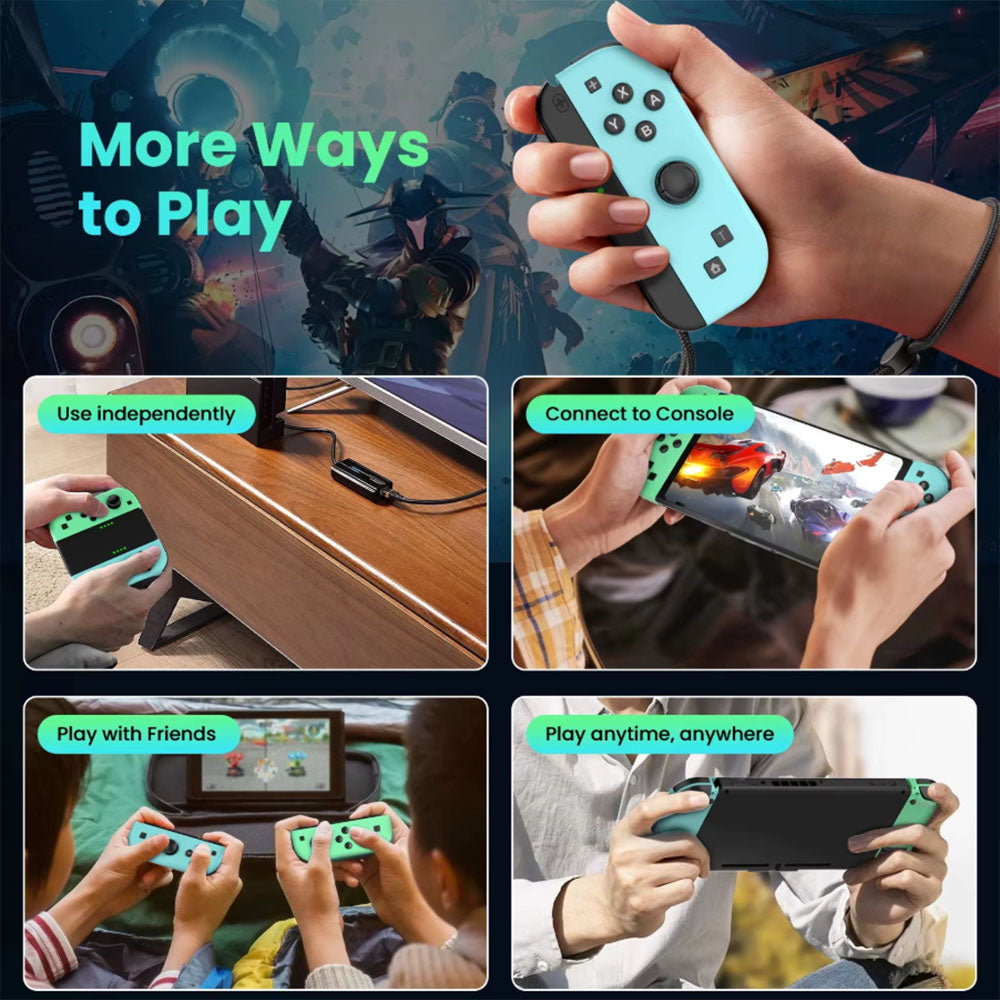 Replacement Wireless Switch Gamepad Controllers for Nintendo Joy-Con with Wake-up Function Support Style 2