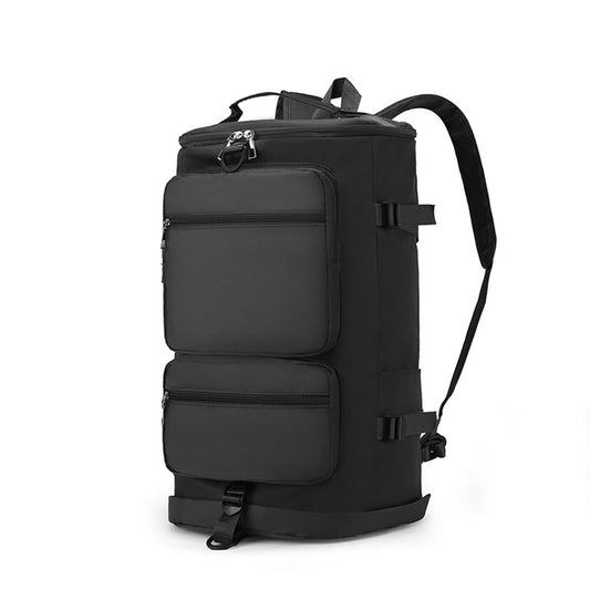Water Repellent Backpack  Travel Luggage Carry-on Hand Shoulder Duffle Bag Black