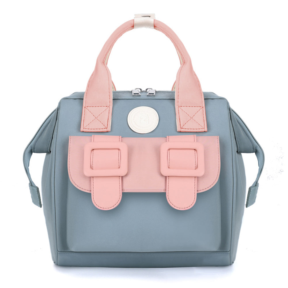 Diaper Bag Backpack Portable Nappy Backpack Travel Backpack Blue