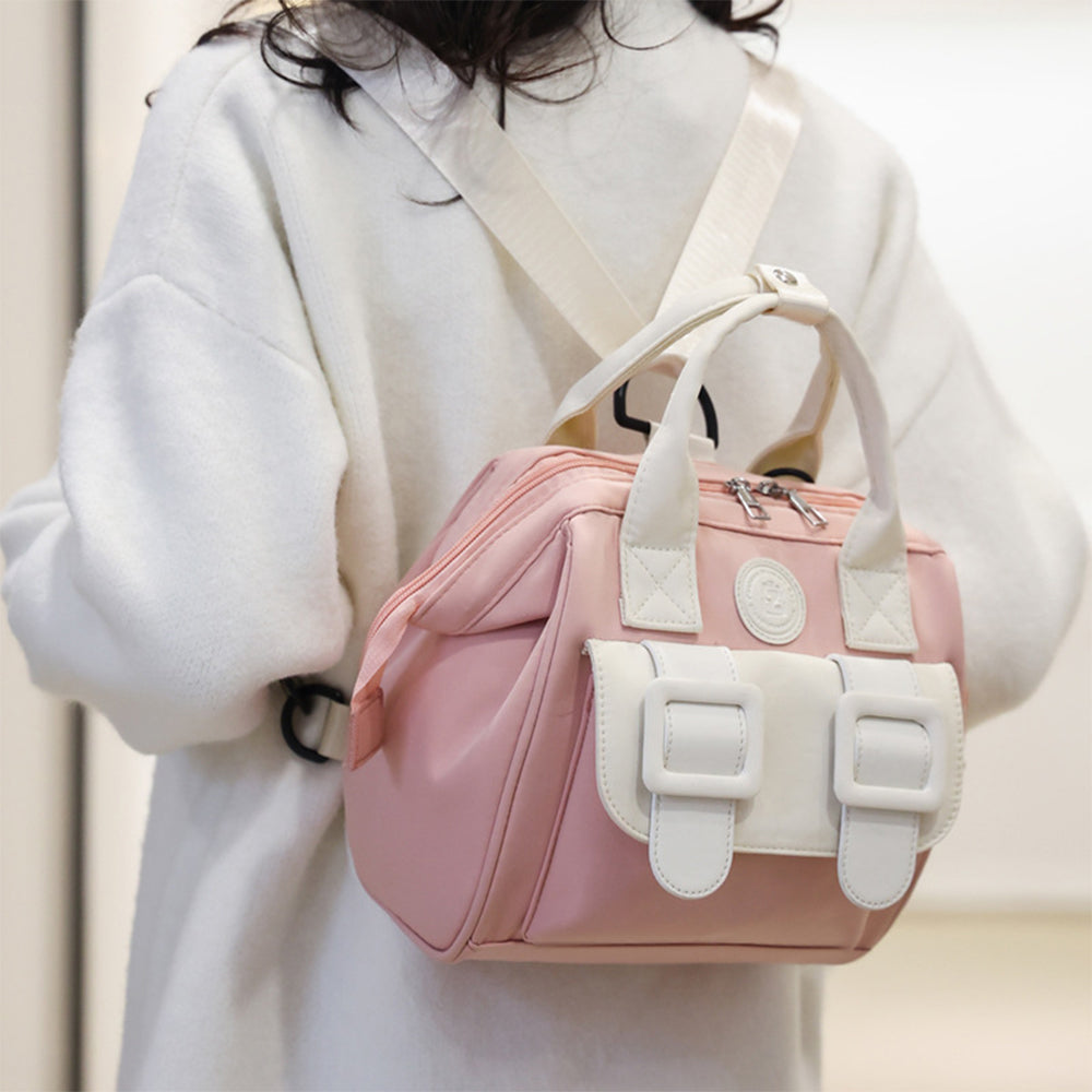 Diaper Bag Backpack Portable Nappy Backpack Travel Backpack Pink