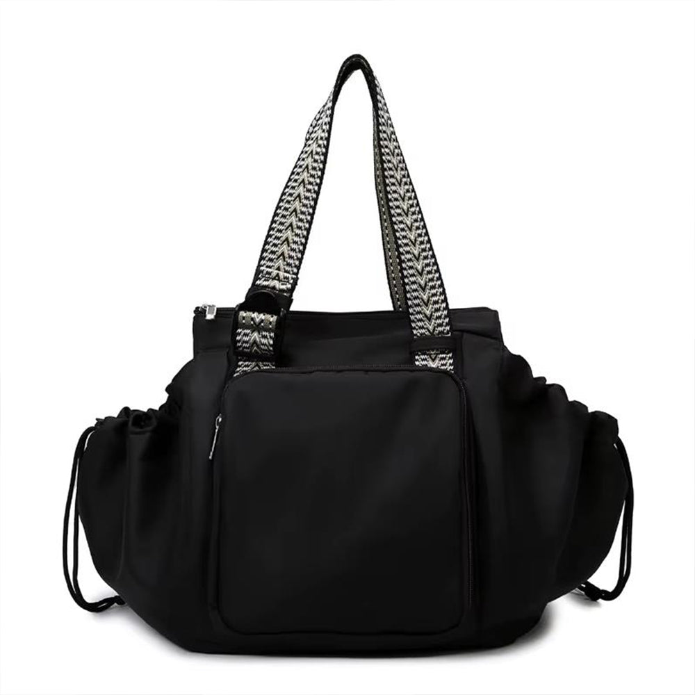 Transformable Cradle Bag Multifunctional Travel Backpack Shoulder Bag Mummy Bag Black