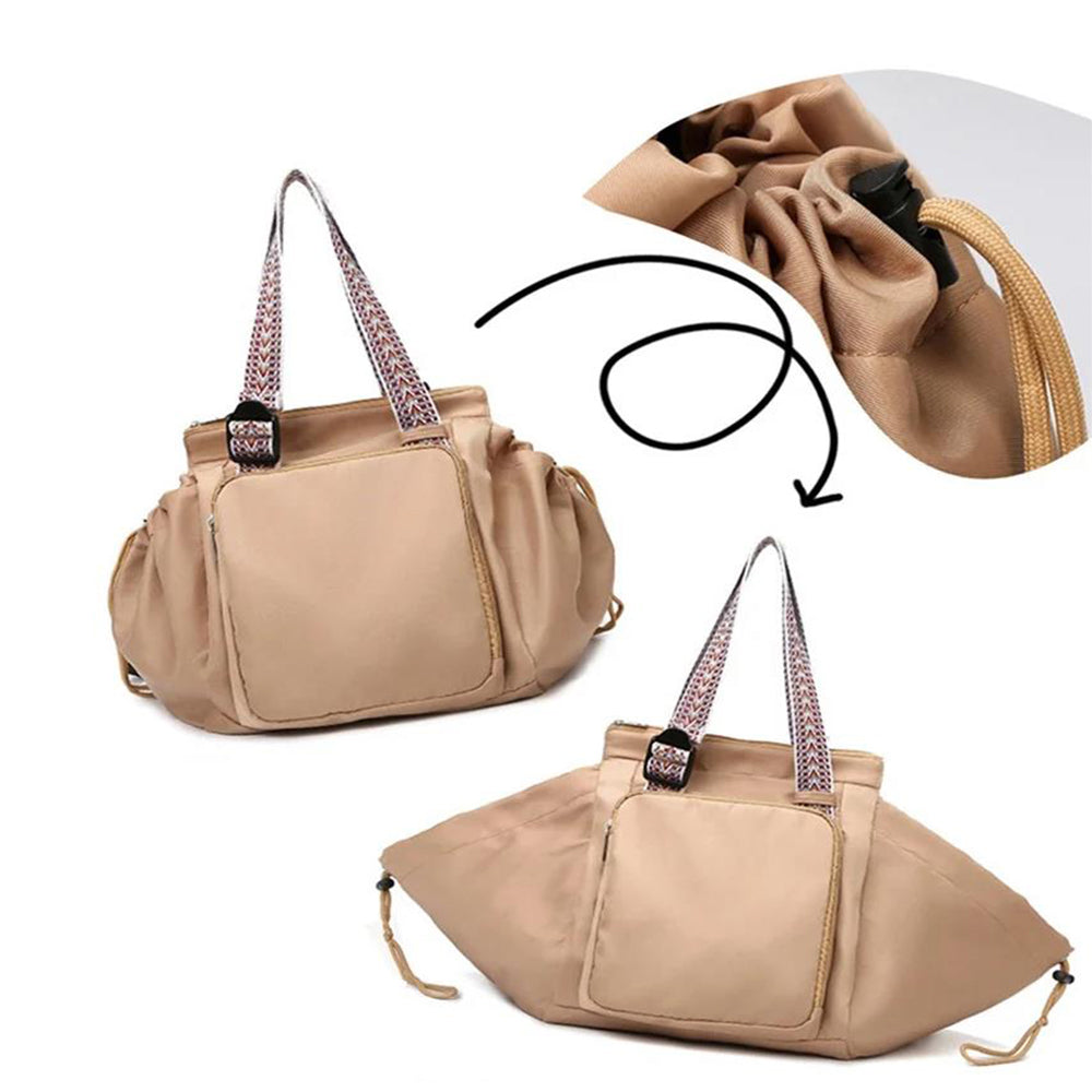 Transformable Cradle Bag Multifunctional Travel Backpack Shoulder Bag Mummy Bag Khaki