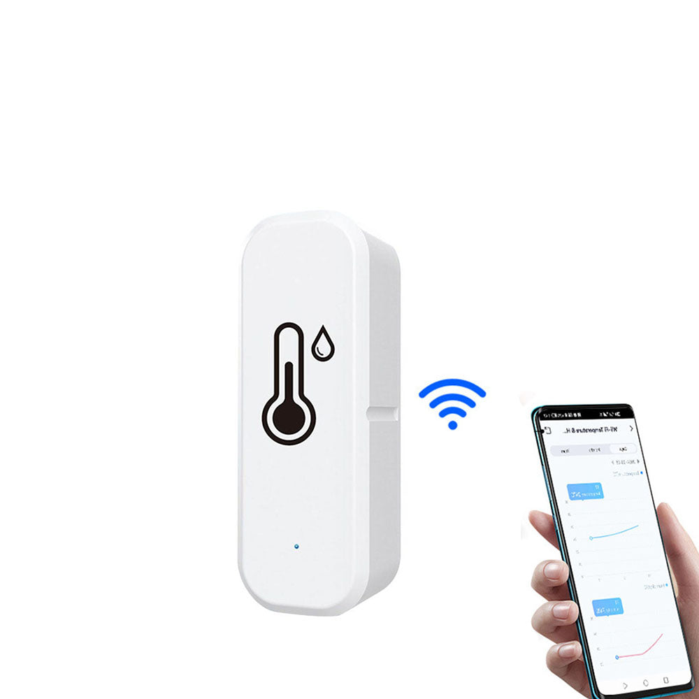 WiFi  Smart Temperature Humidity Sensor Tuya APP Control Thermometer Work with Alexa Echo Google