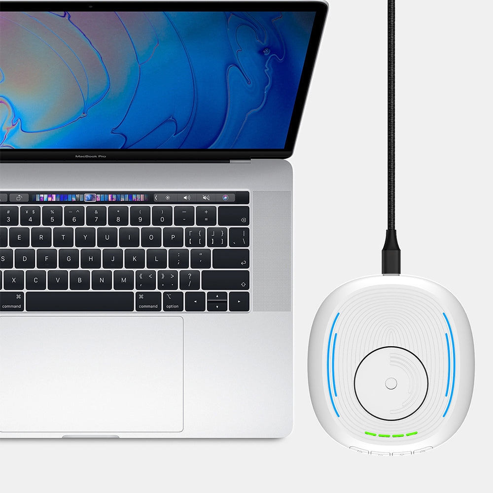 Virtual Mouse Jiggler Device Anti-Sleep Mouse Mover with Timer White