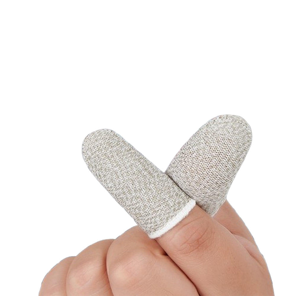 10 Pcs Copper Fiber Gaming Finger Sleeves Anti-Sweat & Ultra-Thin