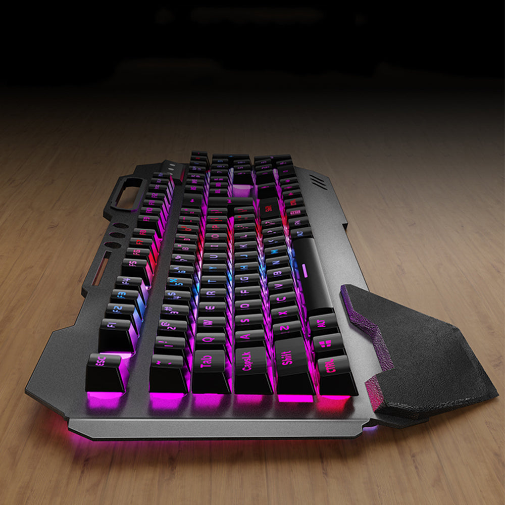 RGB Backlit Wireless Gaming Keyboard and Mouse Combo Rechargeable
