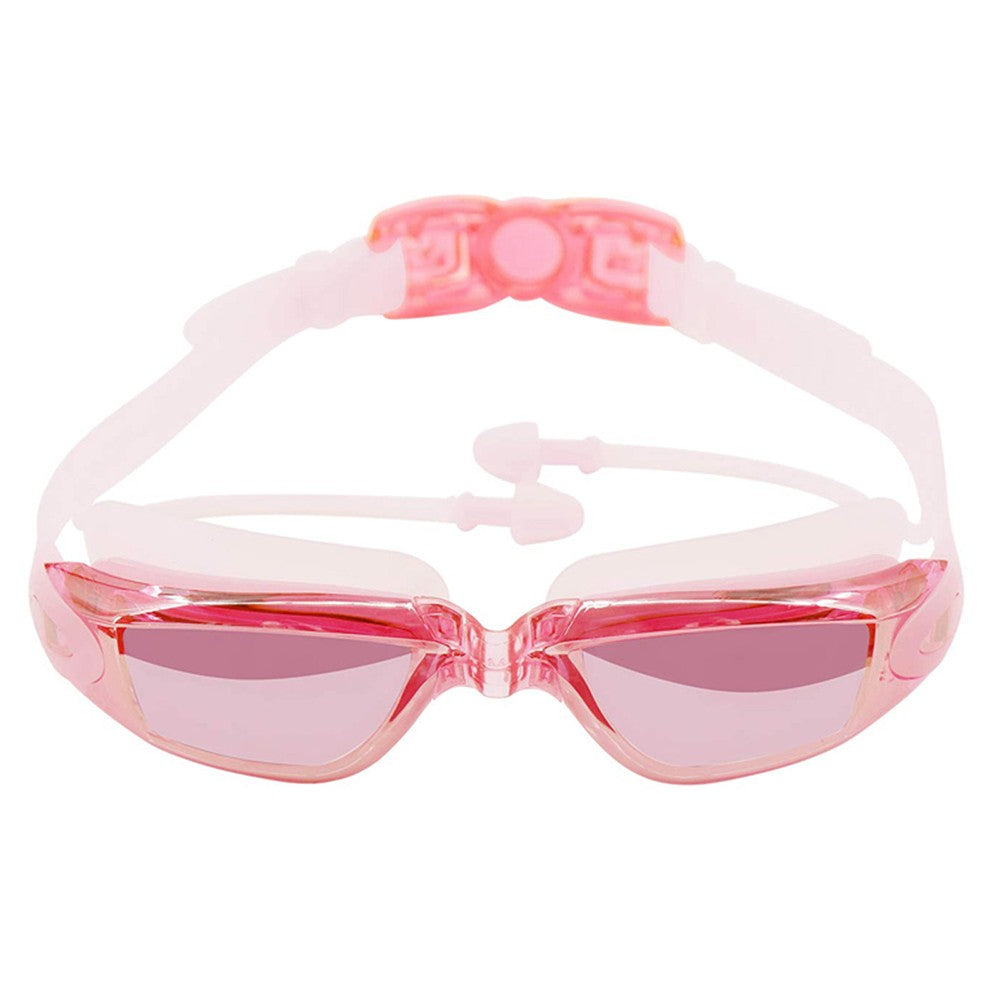 willwaytrends 2Pcs Adult Anti Fog Swim Goggles With Ear Plugs