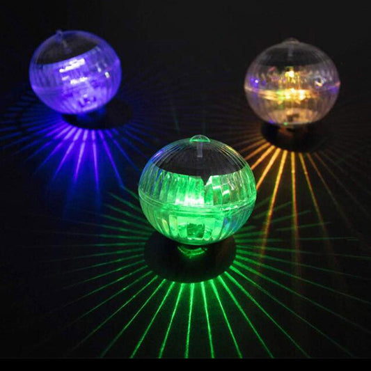 Two or Four LED Floating Ball Light Outdoor Garden Swimming Pool Pond Lamps Solar Powered