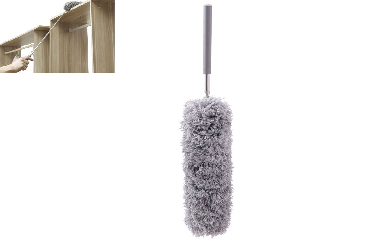 Extendable Microfiber Duster Flexible Retractable Bendable Head Dusting Cleaning Brush