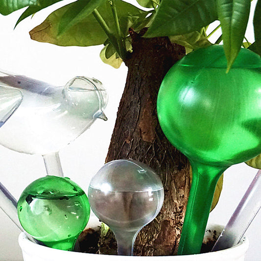 Water-Releasing Globe Stakes Automatic Water Bulbs