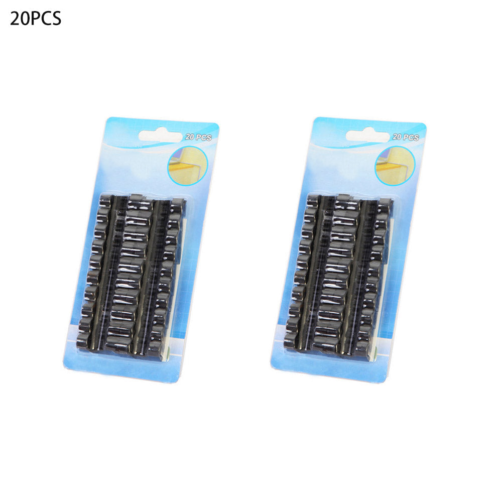 2 Set of Self-Adhesive Cable Clips Durable Cable Organizer Wire Holder Practical Wire Clamp Telephone Line Clamp