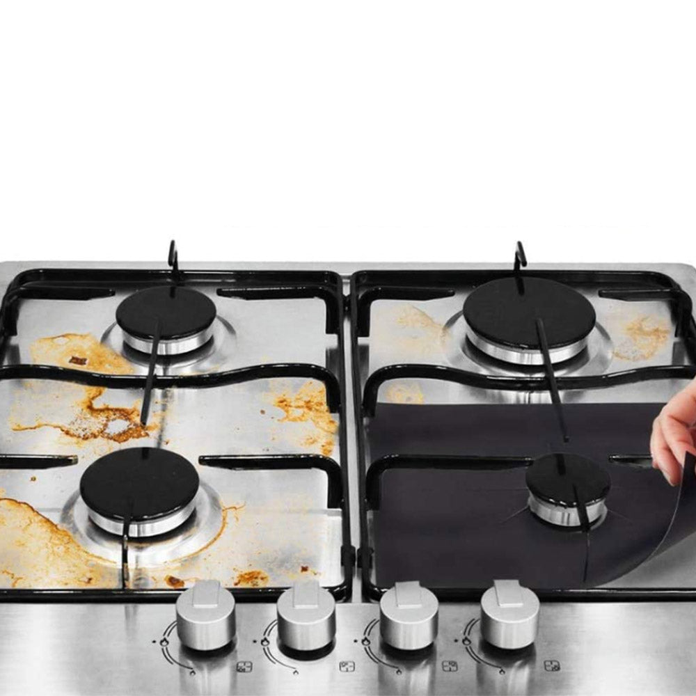 4Pcs/Set Non-Stick Reusable Gas Hob Protectors