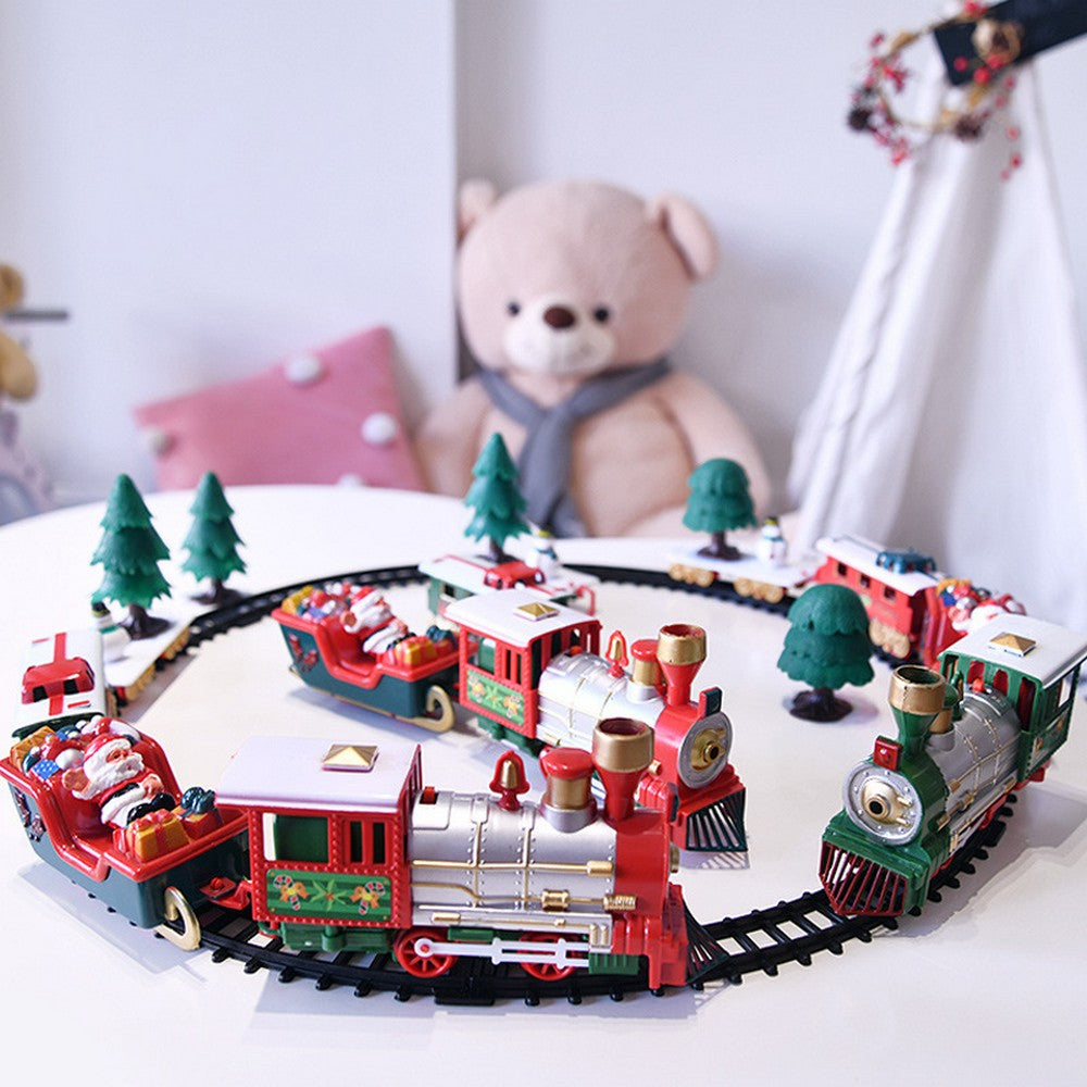 Kid Christmas Railway Tracks Toy Set