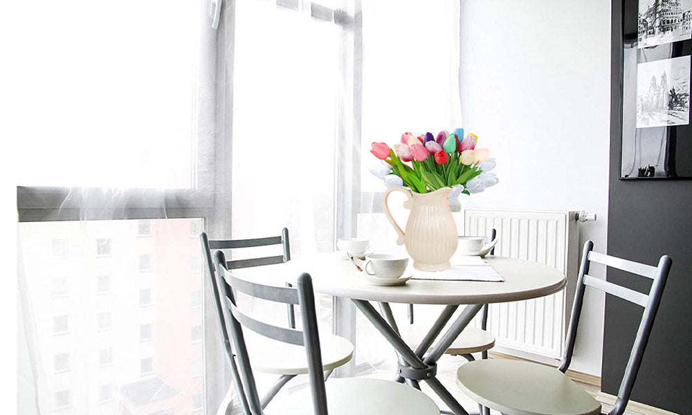 20Pcs or 40Pcs Artificial Tulip Flower Bouquet Home Decoration Photography Prop