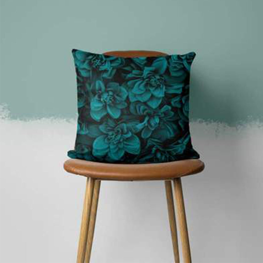 2Pcs Style 1 Aqua Turquoise Blue Cushion Covers Pillow Cases Home Decoration