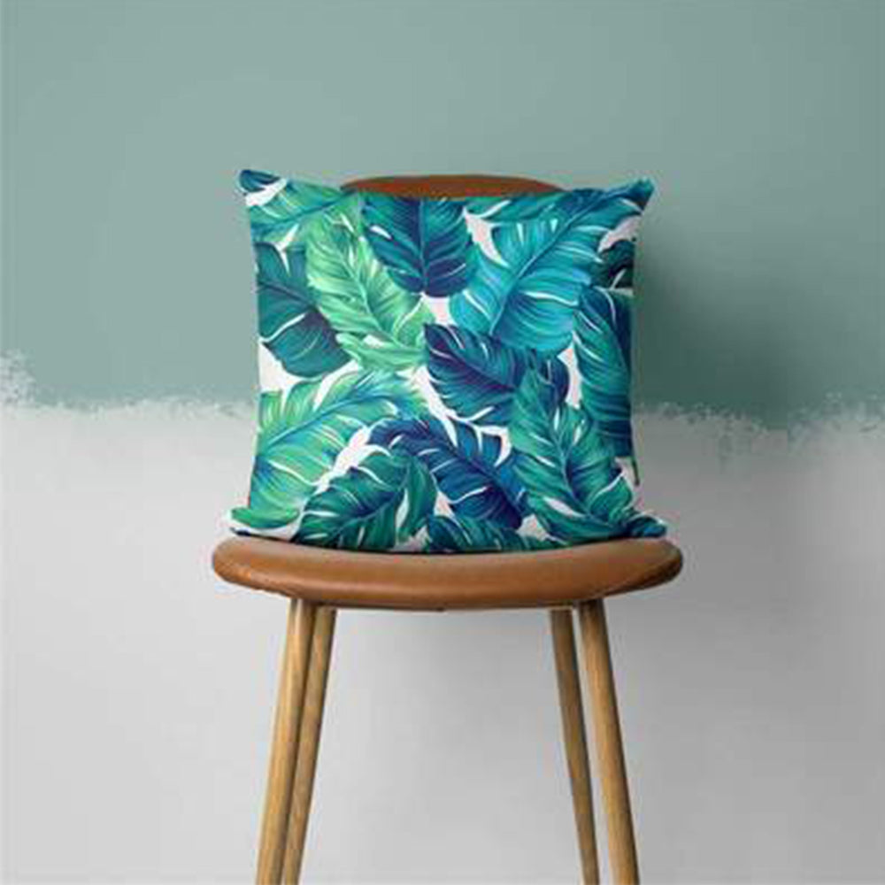 4Pcs Style 2 Aqua Turquoise Blue Cushion Covers Pillow Cases Home Decoration