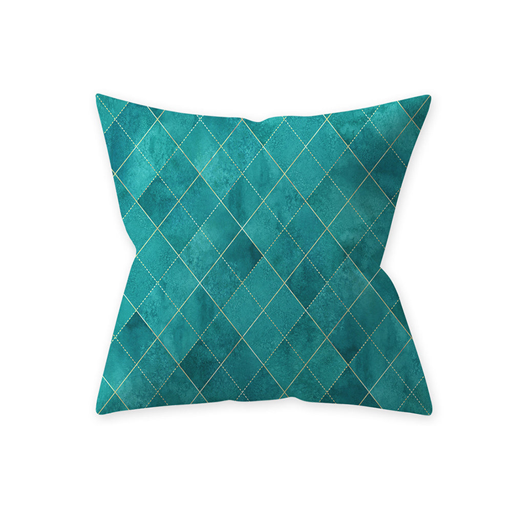 4Pcs Style 5 Aqua Turquoise Blue Cushion Covers Pillow Cases Home Decoration