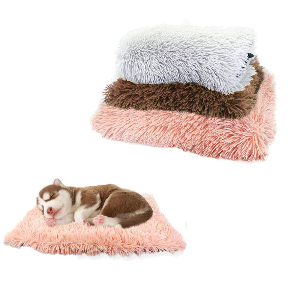 Pink - Plush Soft And Warm Pet Pad Soft Plush Mat comfortable Pet Sleeping Pad