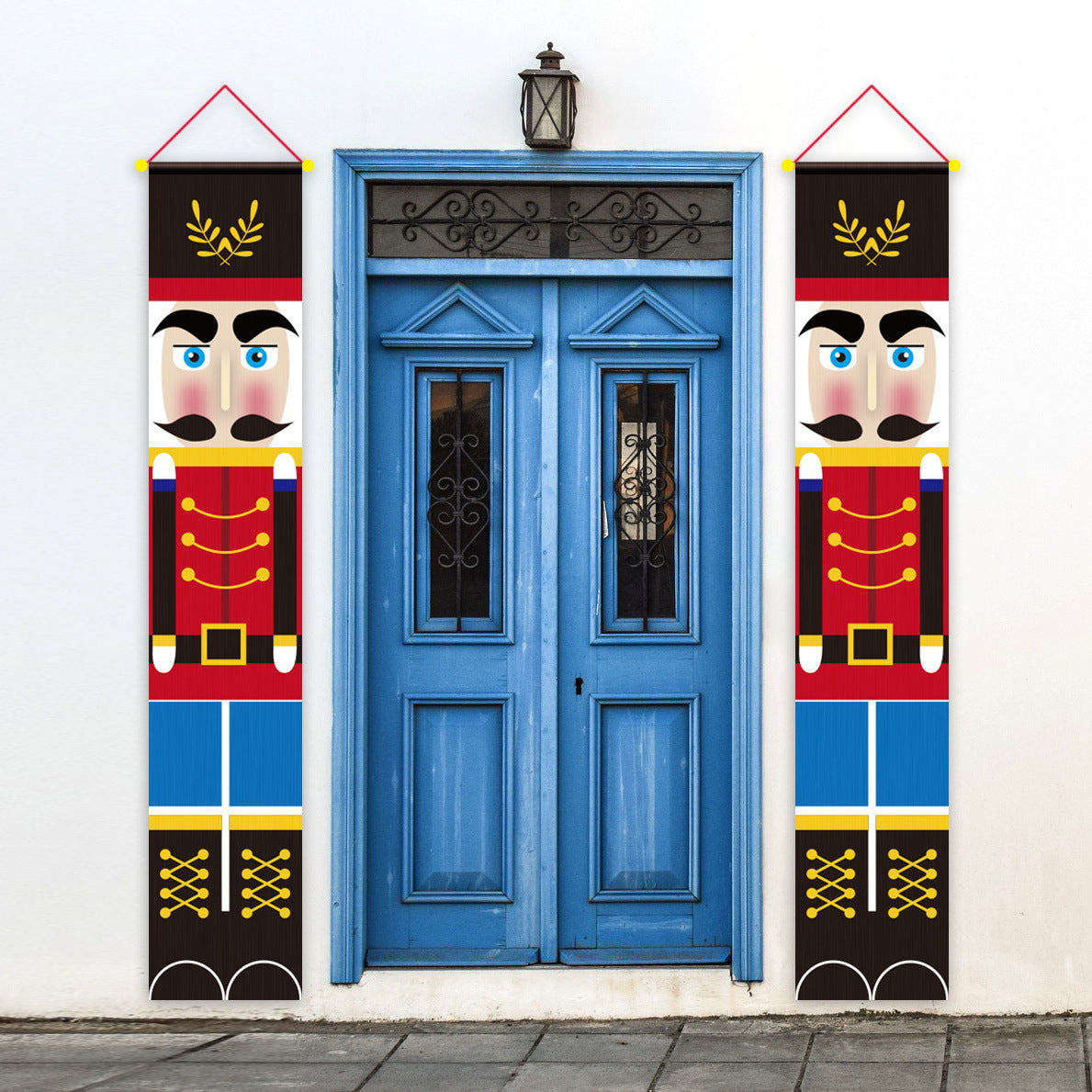 Pair of Wall Door Curtain Hanging Cloth Couplet Banners