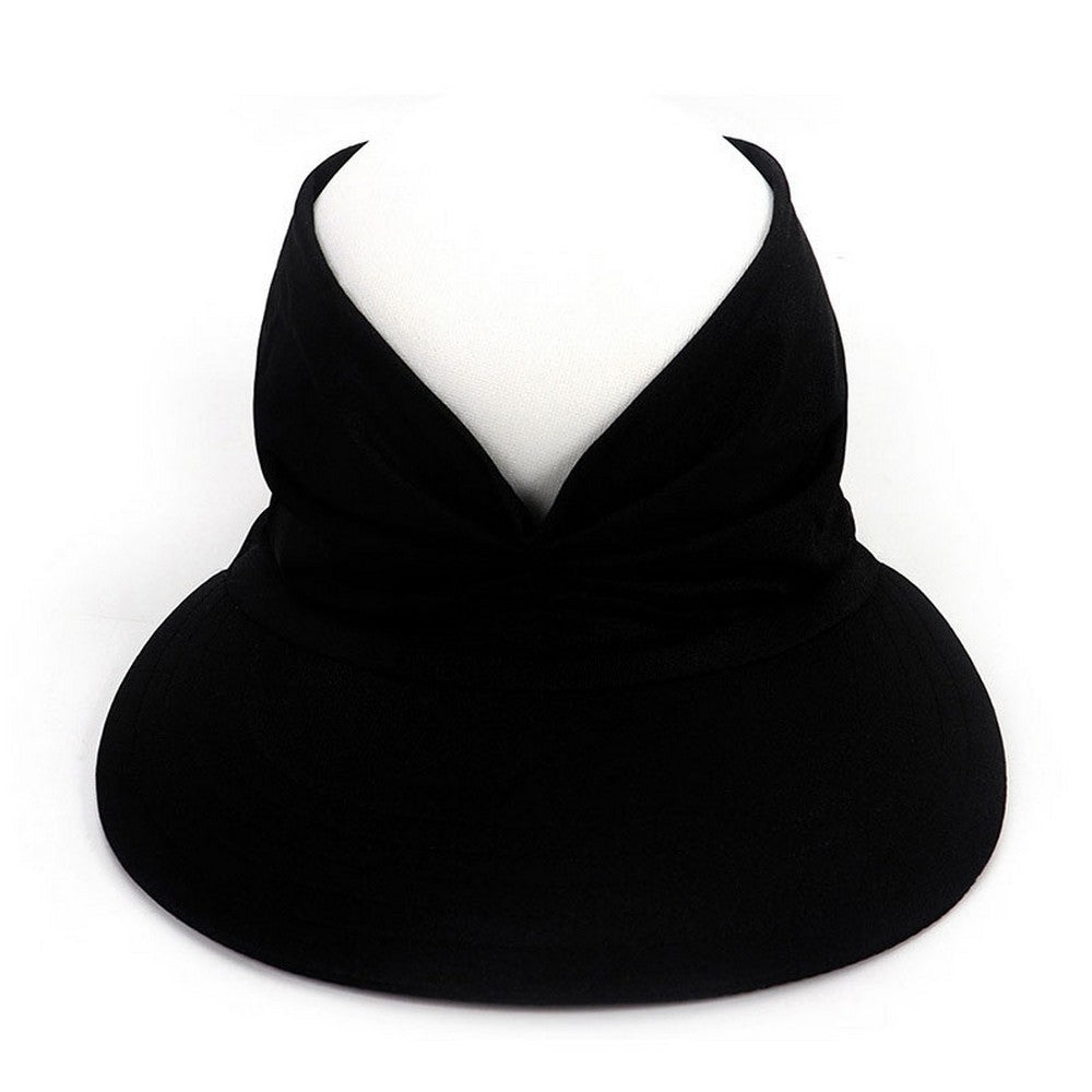 Adult Sun Visor Cap Elastic Sports Hat Empty Top Baseball Portable Beach Hat