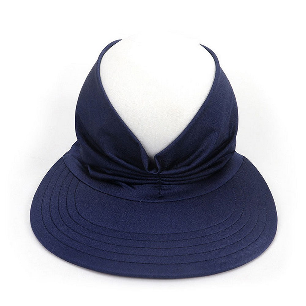 Adult Sun Visor Cap Elastic Sports Hat Empty Top Baseball Portable Beach Hat