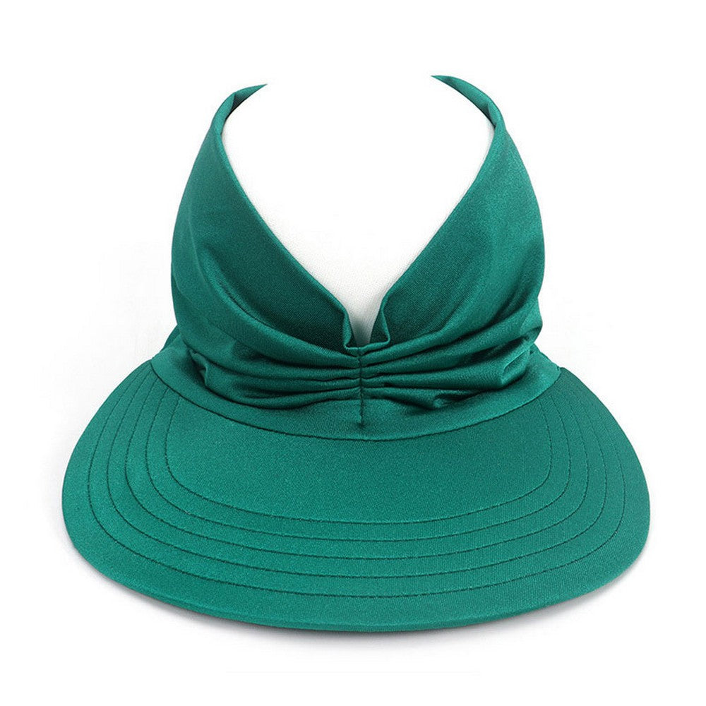 Adult Sun Visor Cap Elastic Sports Hat Empty Top Baseball Portable Beach Hat