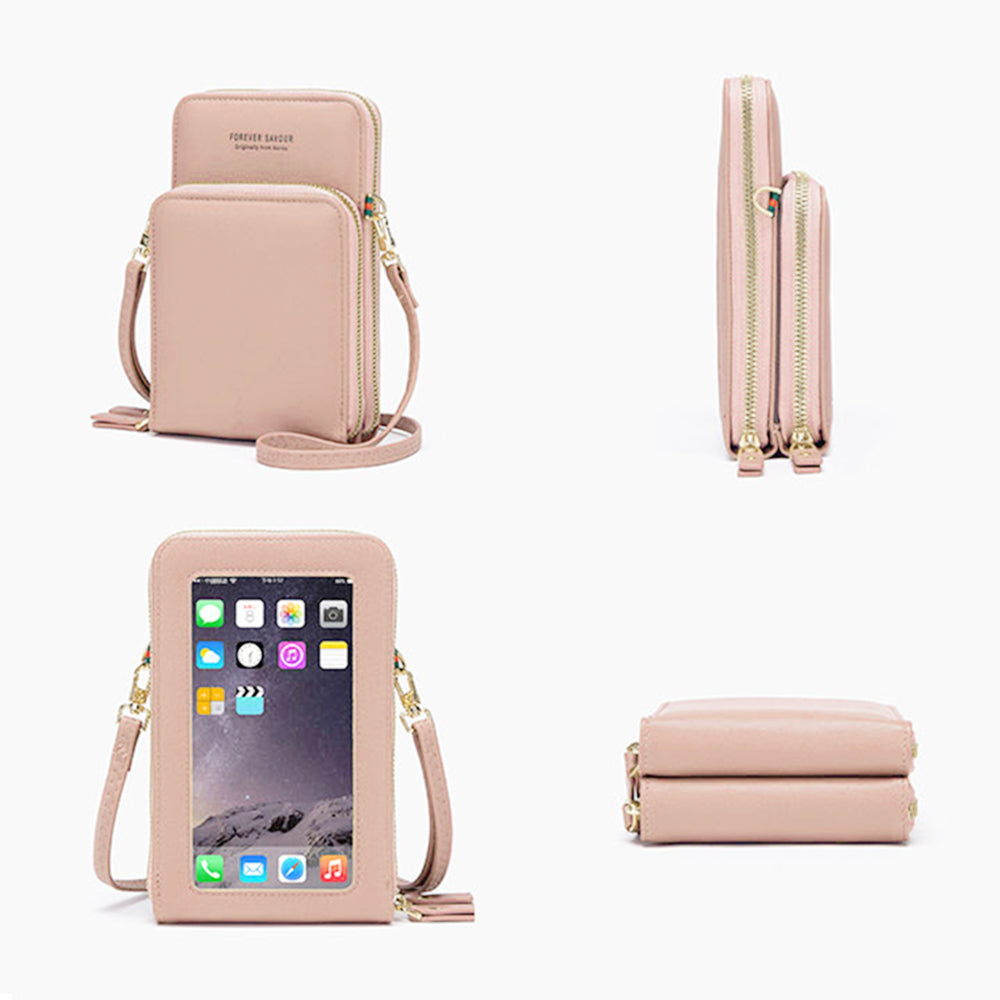 Women Mini Crossbody Mobil Phone Purse Touch Screen Bag