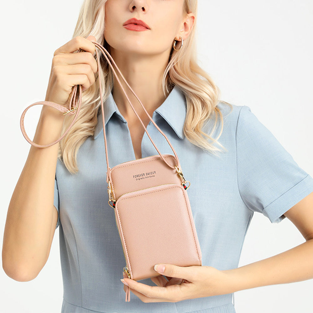Women Mini Crossbody Mobil Phone Purse Touch Screen Bag