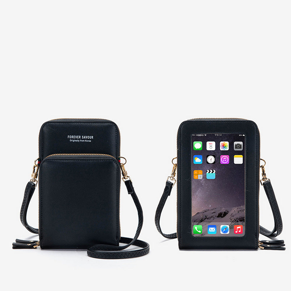Women Mini Crossbody Mobil Phone Purse Touch Screen Bag