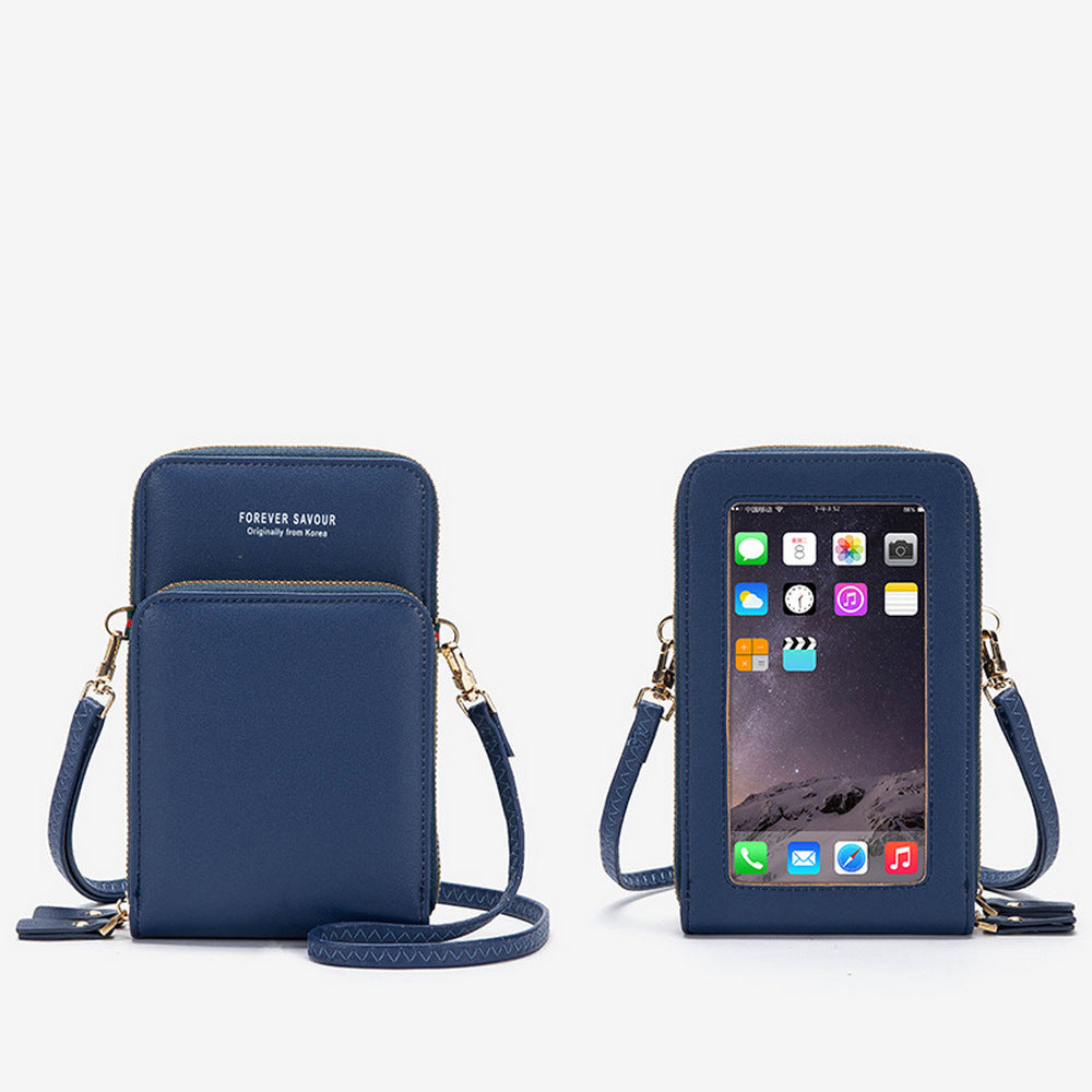 Women Mini Crossbody Mobil Phone Purse Touch Screen Bag