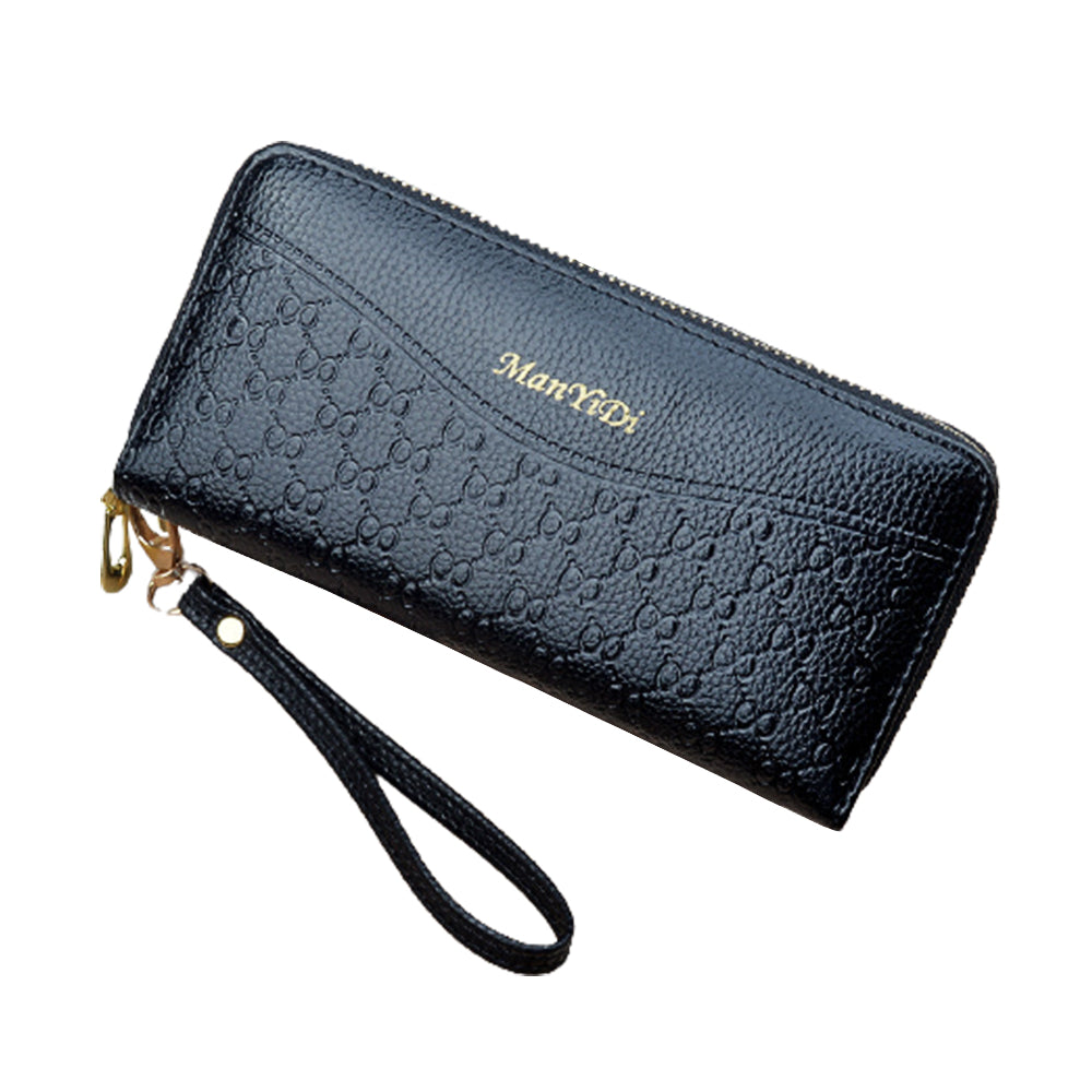 Women Fashion PU Leather Wallet Long Purse Handbag