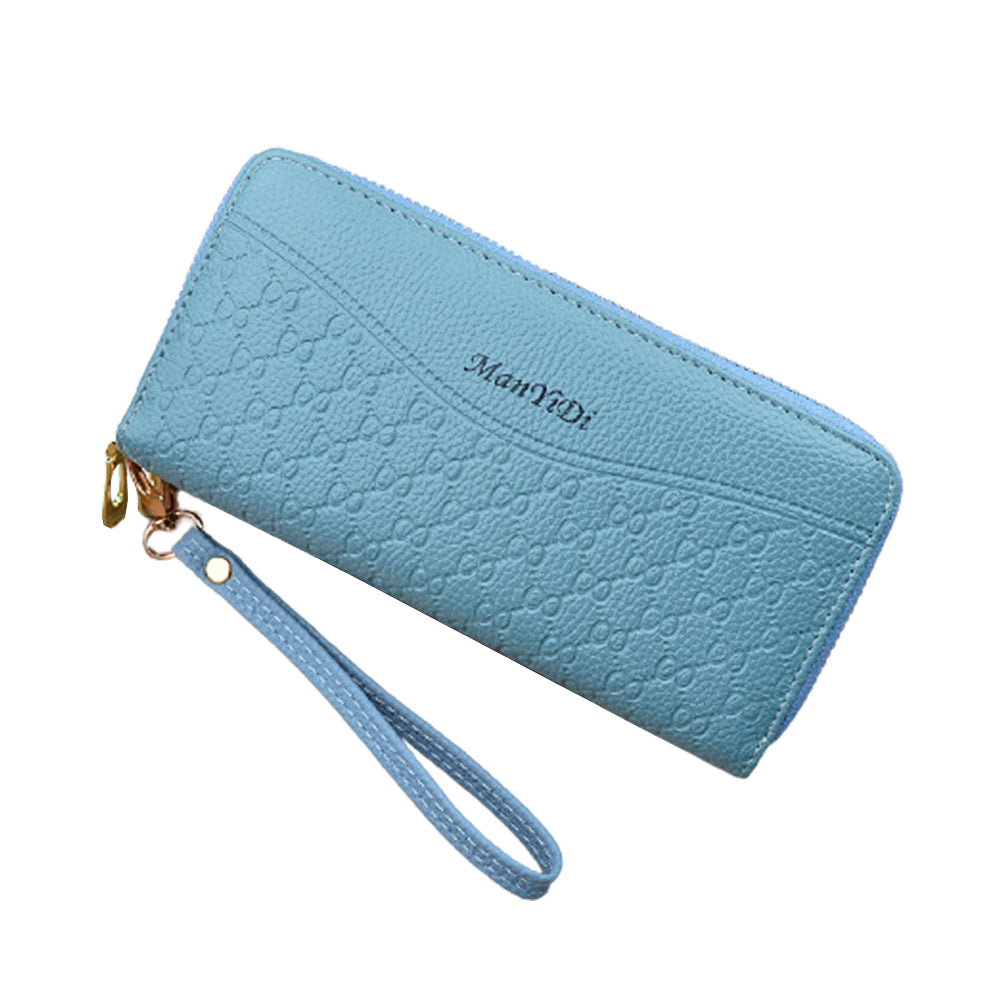 Women Fashion PU Leather Wallet Long Purse Handbag