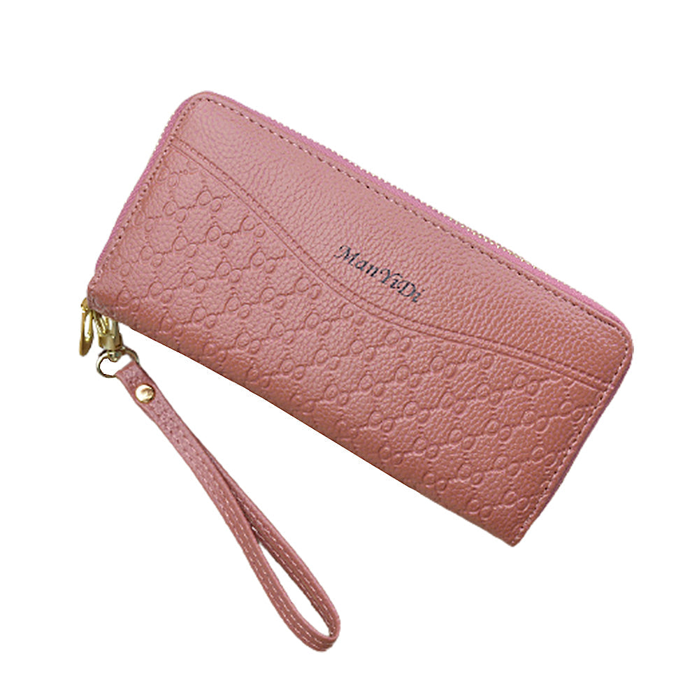 Women Fashion PU Leather Wallet Long Purse Handbag