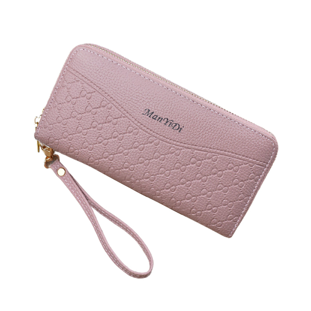 Women Fashion PU Leather Wallet Long Purse Handbag