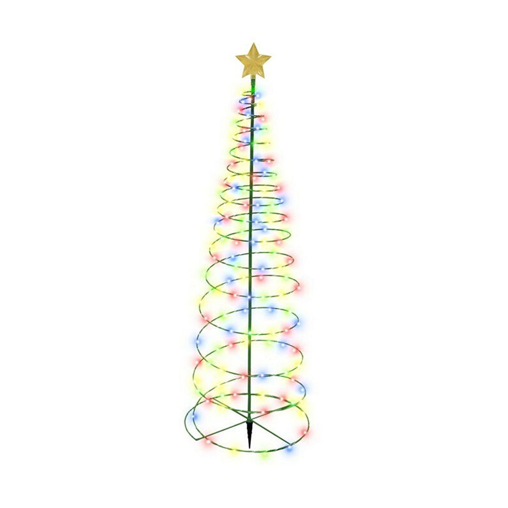 Solar Powered LED Christmas Tree Stake Light