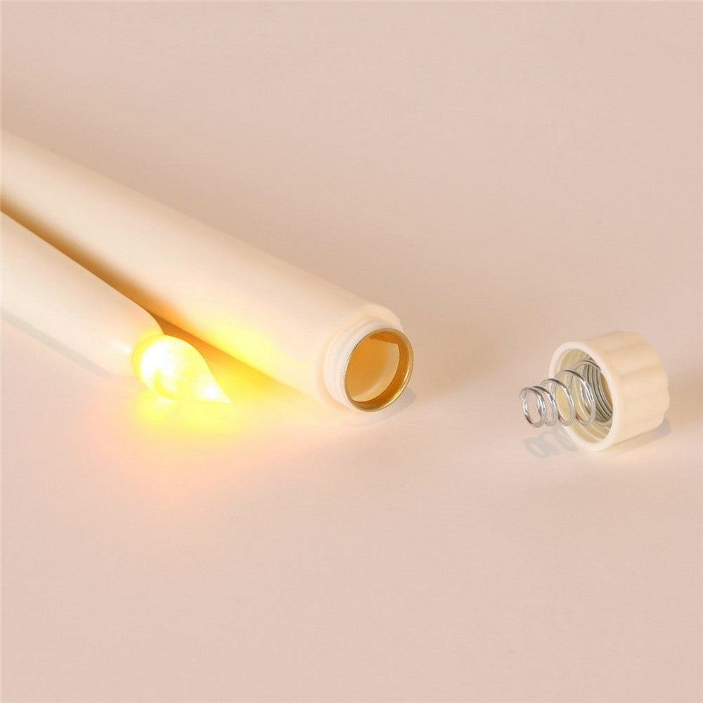 12pcs Flameless Taper Candles LED Flickering Candlesticks Light for Home Wedding Parties Holiday Decor