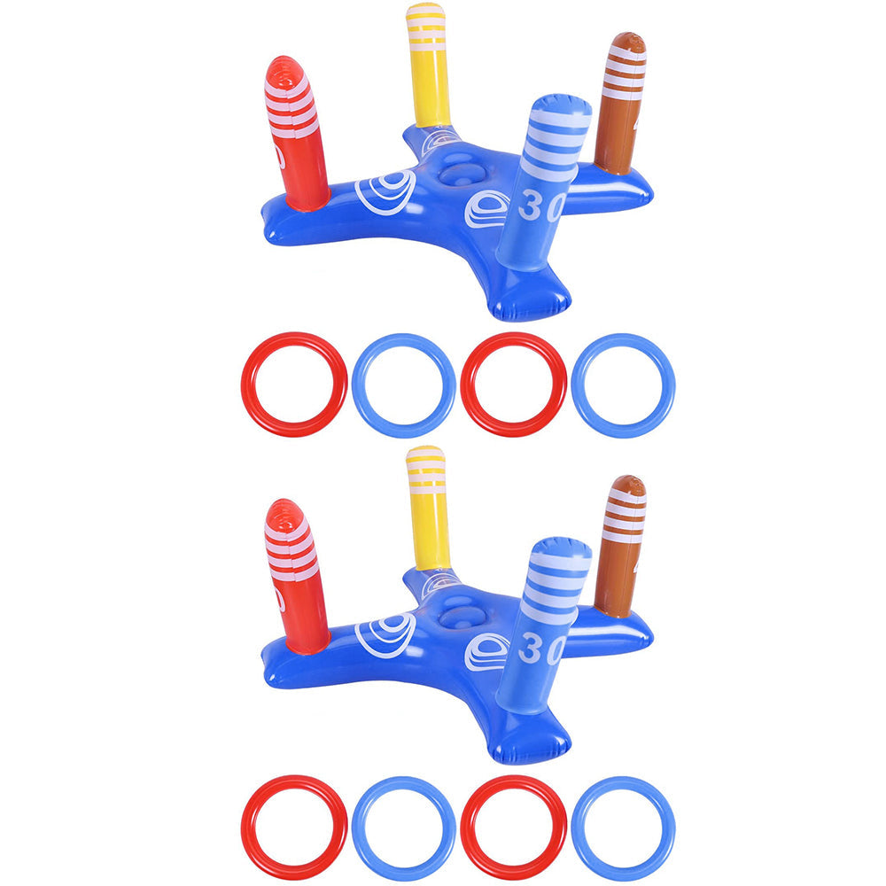 Inflatable Floating Cross Ring Toss Game Throwing Toy