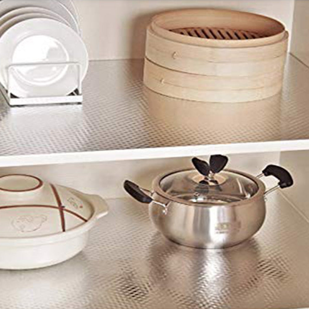 2 Rolls Kitchen Foil Oil Proof Self Adhesive Stove Sticker Wallpaper